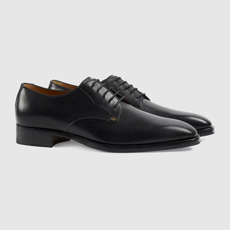 Giày Gucci Lace-Up Shoe Nam Đen Trơn