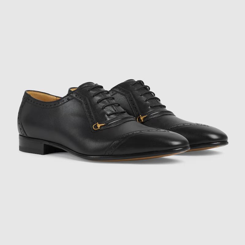 Giày Gucci Lace-Up Shoe Nam Đen