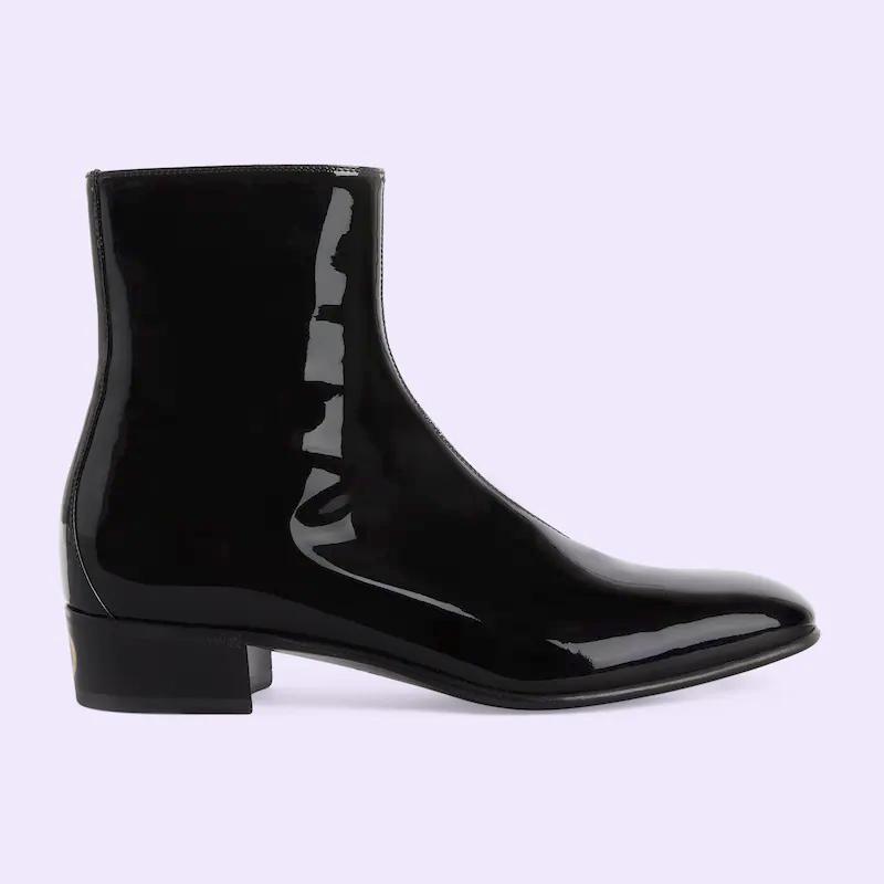 Giày Gucci Interlocking G Boot Nam Đen