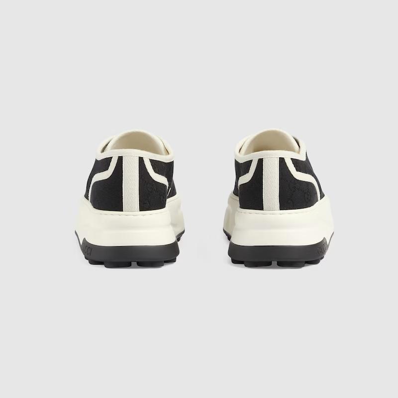 Giày Gucci Gg Sneaker Nam Đen Trắng