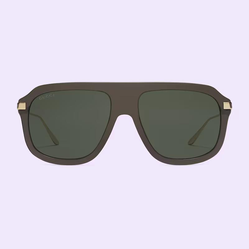 Kính Gucci Nam Aviator Sunglasses Xám