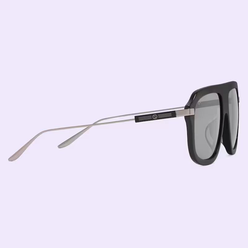 Kính Gucci Nam Aviator Sunglasses Đen