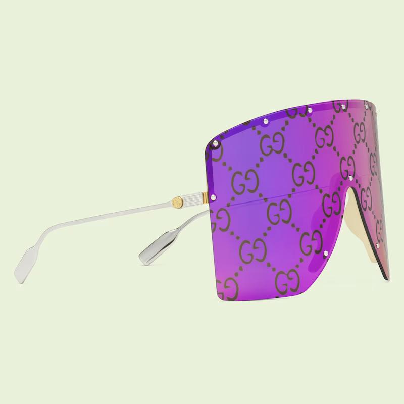 Kính Gucci Mask-Shaped Sunglasses Nam