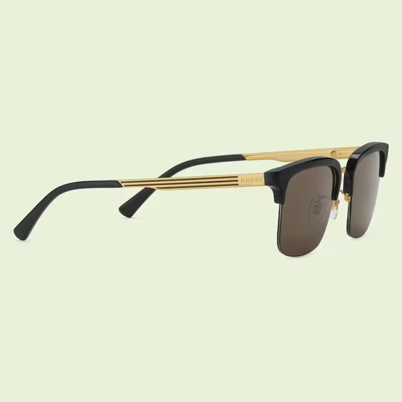 Kính Gucci Rectangular Frame Sunglasses Nam