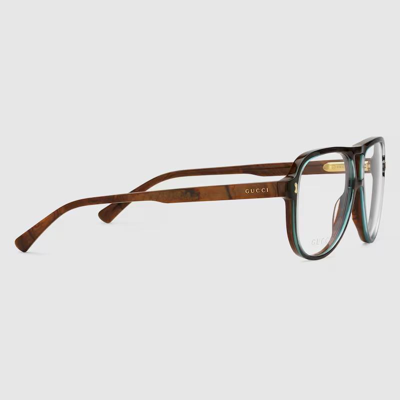 Kính Gucci Pilot Optical Frame Nam