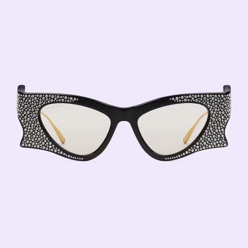 Kính Gucci Cat-Eye Sunglasses With Gucci Logo Nữ