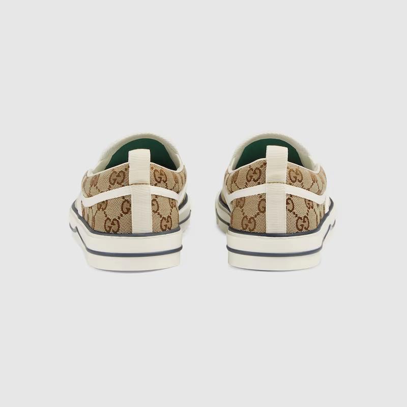 Giày Gucci Tennis 1977 Slip-On Sneaker Nam Nâu