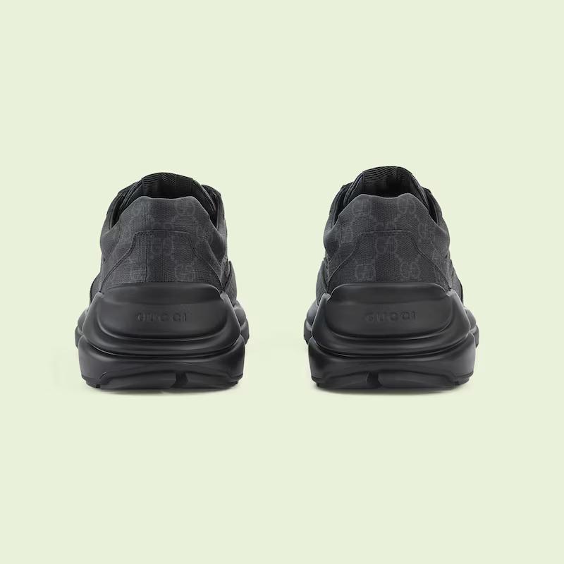 Giày Gucci Gg Rhyton Sneaker Black Gg Supreme Nam Đen