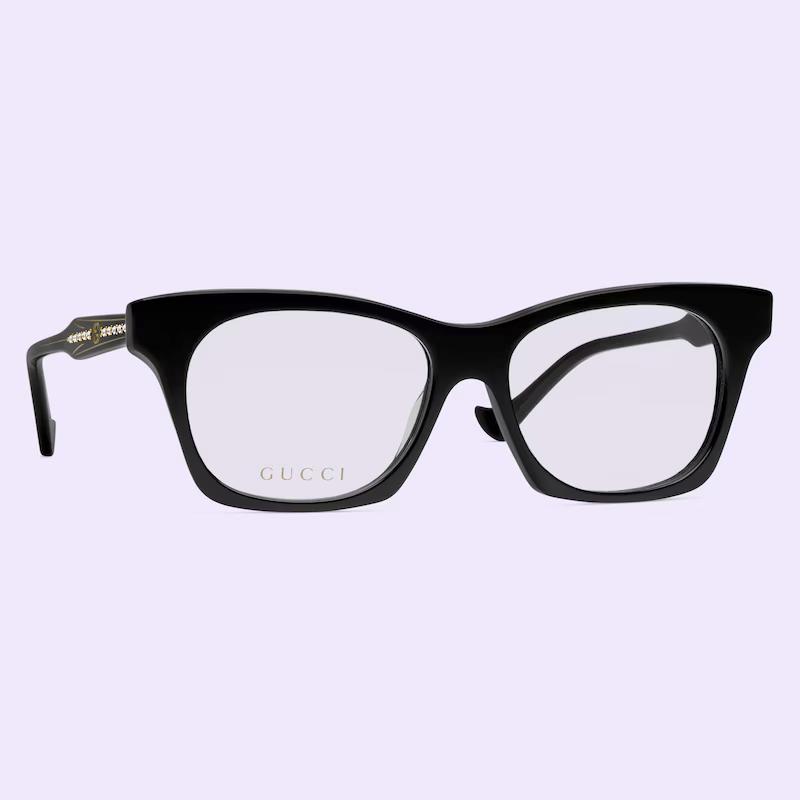 Kính Gucci Specialized Fit Cat Eye Optical Frame Nữ Đen