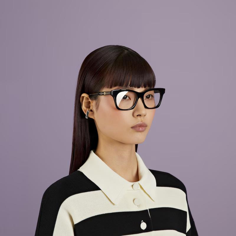 Kính Gucci Specialized Fit Cat Eye Optical Frame Nữ Đen