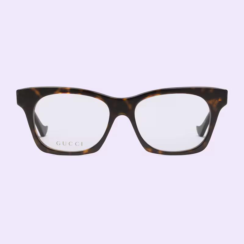 Kính Gucci Specialized Fit Cat Eye Optical Frame Nữ Nâu Đen