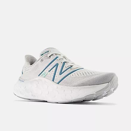 Giày New Balance Fresh Foam X More V4 Light Aluminum With Dark Moonstone Nam