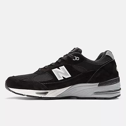 Giày New Balance Made In Uk 991V1 Nam Đen Bạc