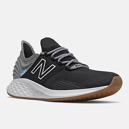 Giày New Balance Fresh Foam Roav Tee Shirt Nam Đen Xám