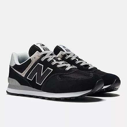 Giày New Balance 574 Core Nam Đen Trắng