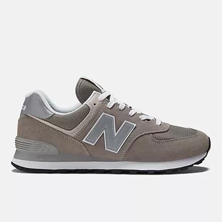 Giày New Balance 574 Core Nam Xám Trắng