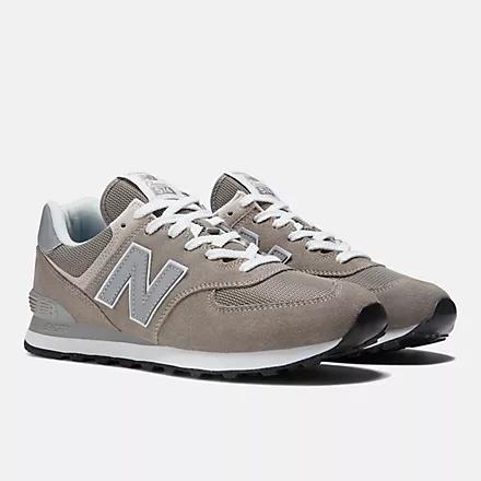 Giày New Balance 574 Core Nam Xám Trắng