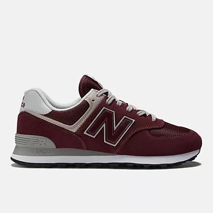 Giày New Balance 574 Core Nam Hồng Burgundy Trắng