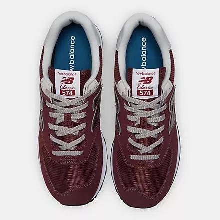 Giày New Balance 574 Core Nam Hồng Burgundy Trắng