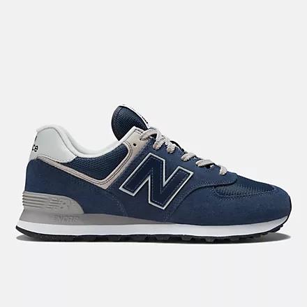 Giày New Balance 574 Core Nam Xanh Navy Trắng