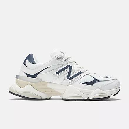 Giày New Balance 9060 White With Nb Navy And Sea Salt Nam