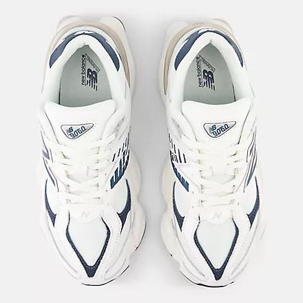 Giày New Balance 9060 White With Nb Navy And Sea Salt Nam