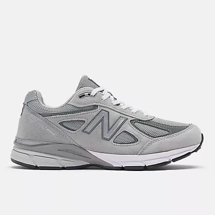 Giày New Balance Made In Usa 990V4 Core Nam Xám Bạc