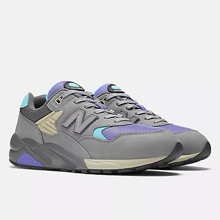 Giày New Balance 580 Shadow Grey With Electric Indigo And Virtual Blue Nam