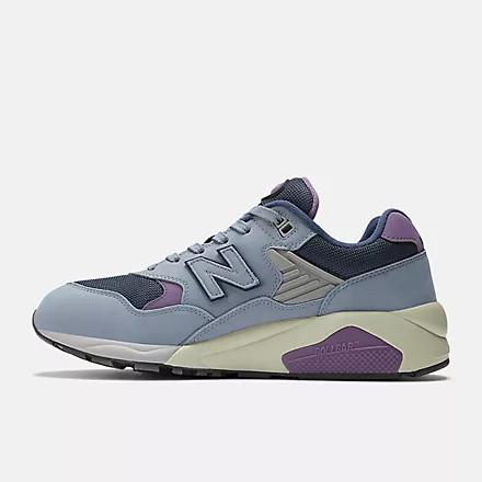 Giày New Balance 580 Arctic Grey With Nb Navy And Dusted Grape Nam