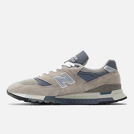 Giày New Balance Made In Usa 998 Core Grey With Silver Nam