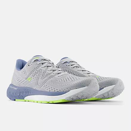 Giày New Balance Fresh Foam X 880V13 Aluminum Grey With Mercury Blue Nam