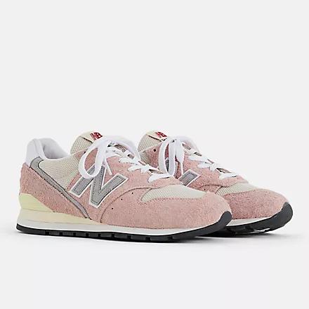 Giày New Balance Made In Usa 996 Nam Hồng Xám Bạc