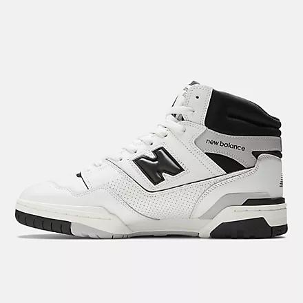 Giày New Balance 650 White With Black And Raincloud Nam