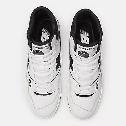 Giày New Balance 650 White With Black And Raincloud Nam