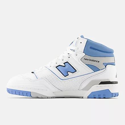 Giày New Balance 650 Nam Trắng Xanh Da Trời Chữ Viền Đen