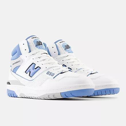 Giày New Balance 650 Nam Trắng Xanh Da Trời Chữ Viền Đen