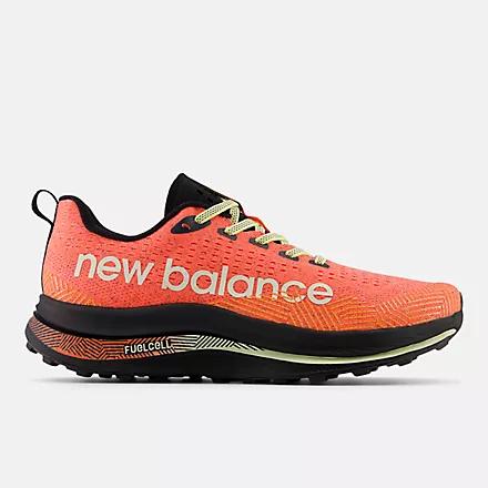 Giày New Balance Fuelcell Supercomp Trail Nam Cam Neon Đen