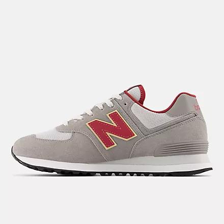 Giày New Balance U574 Boston College Nam Xám Đỏ