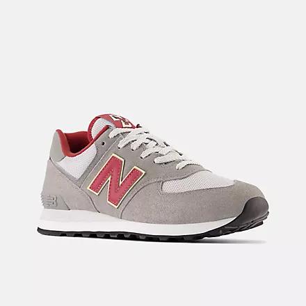 Giày New Balance U574 Boston College Nam Xám Đỏ