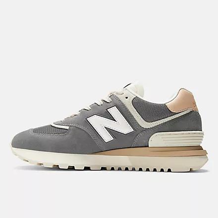 Giày New Balance 574 Nam Xám Be Trắng