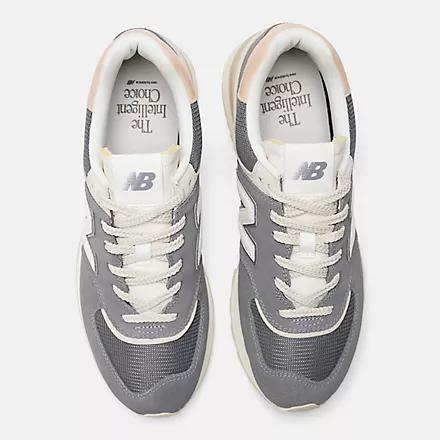 Giày New Balance 574 Nam Xám Be Trắng