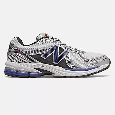 Giày New Balance 860V2 White With Team Royal Nam Đế Xanh Nước Biển