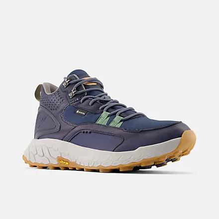 Giày New Balance Fresh Foam X Hierro Mid Gtx Natural Indigo With Eclipse And Jade Nam