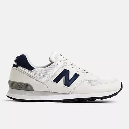 Giày New Balance Made In Uk 576 Off White With Mood Indigo And White Nam