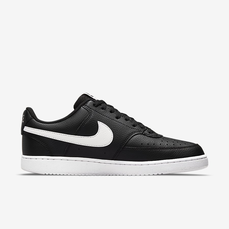 Giày Nike Court Vision Low Next Nature Nam Đen Trắng 