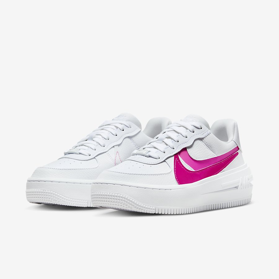 Giày Nike Air Force 1 PLT.AF.ORM Nữ Trắng Hồng Đậm