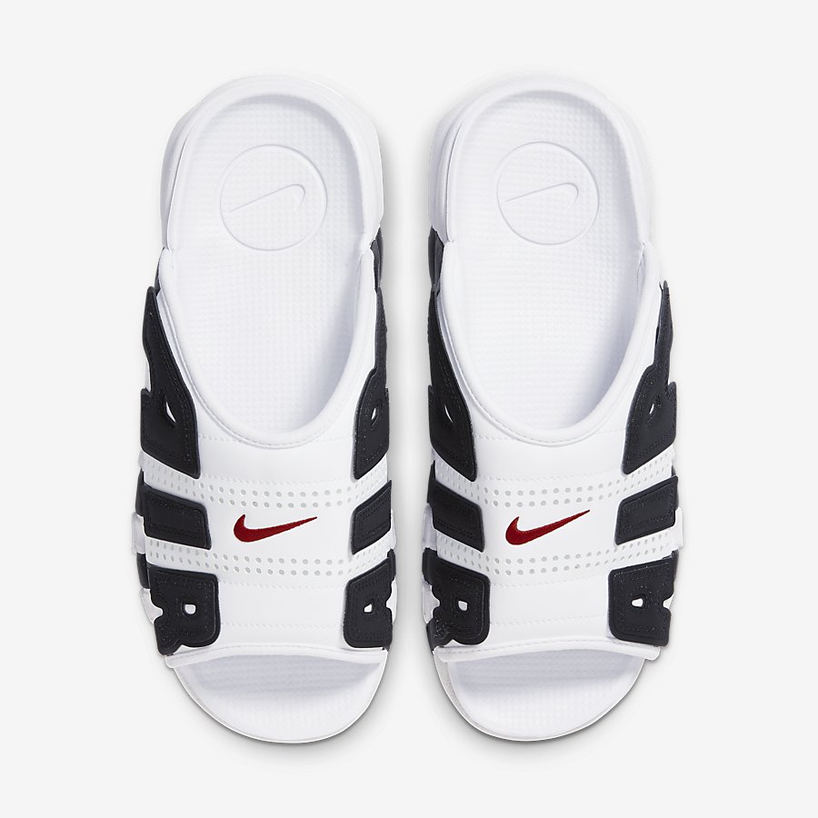 Dép Nike Air More Uptempo Nam Trắng Đen