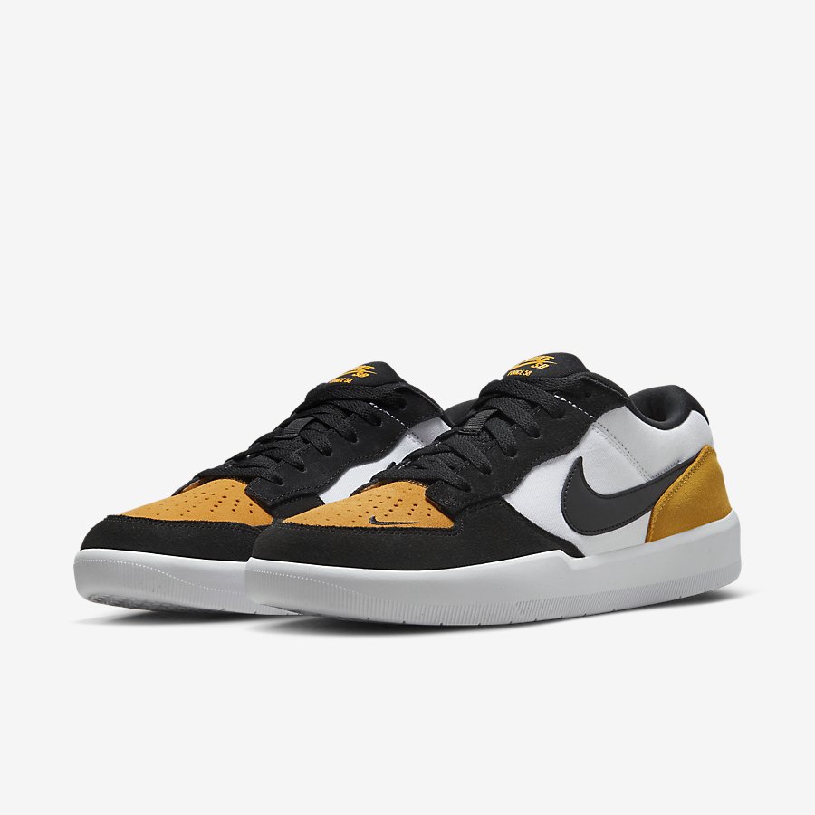 Giày Nike SB Force 58 Nam Đen Vàng