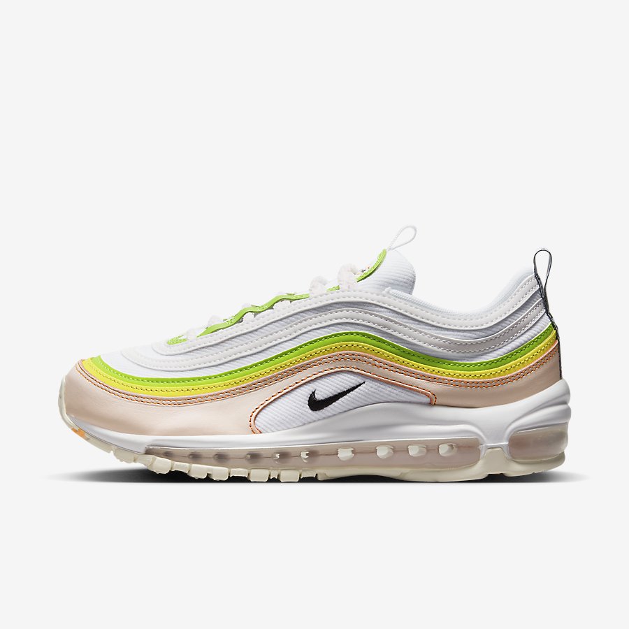 Giày Nike Air Max 97 Nữ Trắng Hồng Xanh