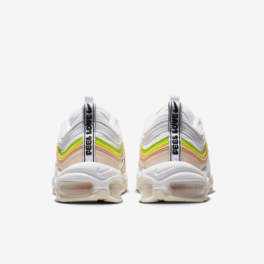 Giày Nike Air Max 97 Nữ Trắng Hồng Xanh